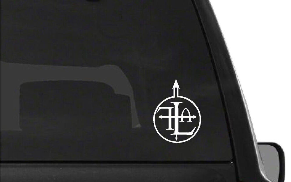 front‑line‑assembly‑vinyl‑sticker applied on car window outdoor waterproof