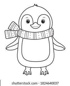Black and white penguin  Die Cut Vinyl Decal