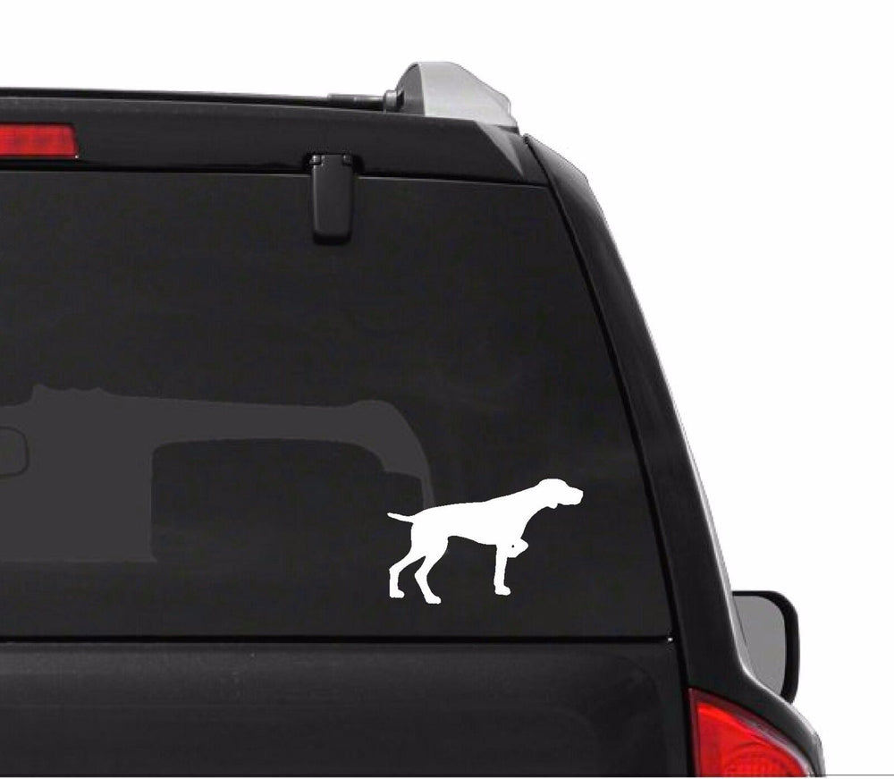 german‑shorthaired‑pointer‑vinyl‑sticker size options for cars trucks laptops