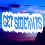 Get Sideways JDM vinyl die cut decal 