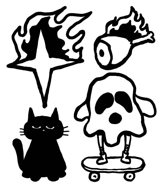 burning star, burning thigh meat,   Die Cut Vinyl Decal