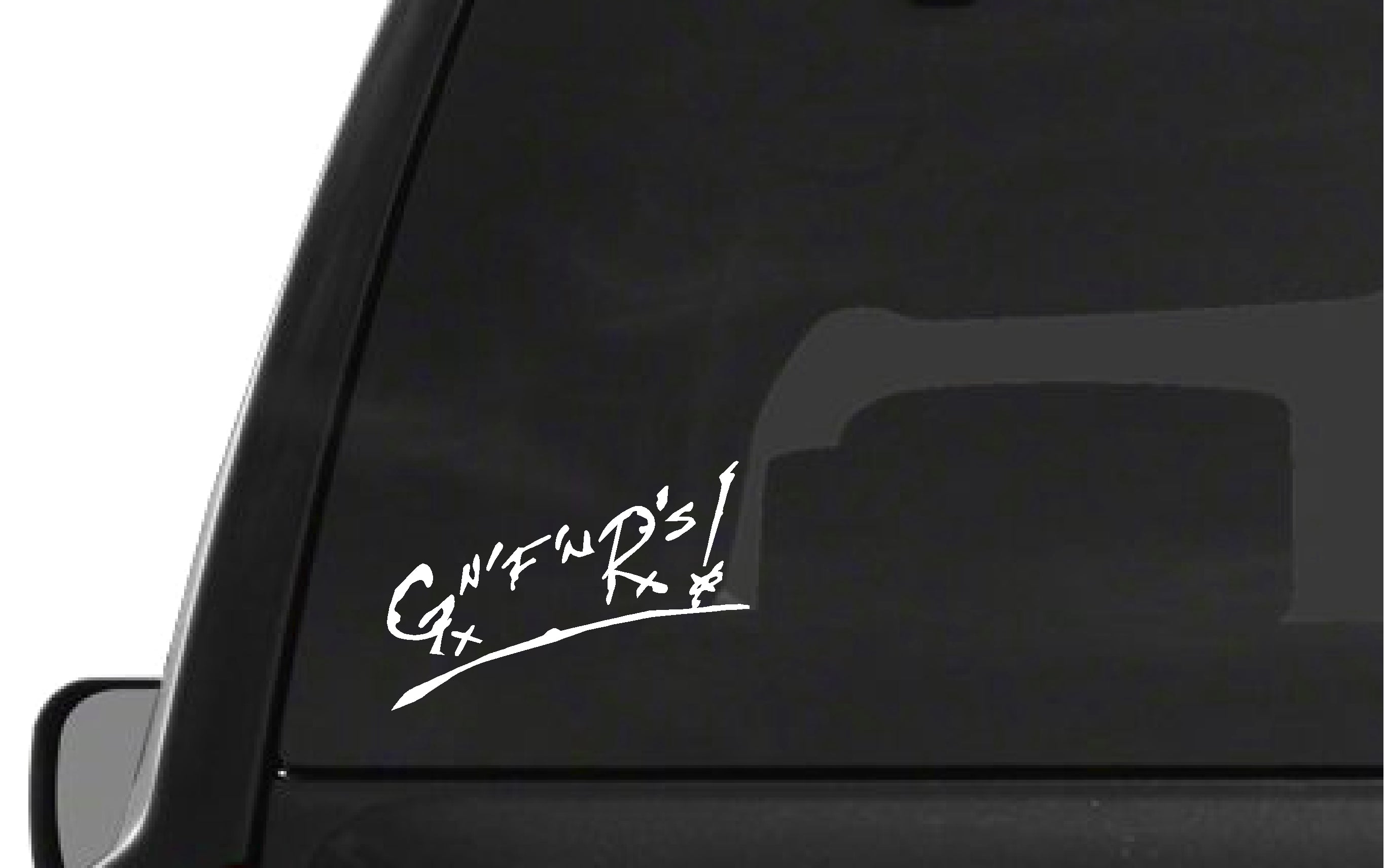 GnFnR Gn'R Vinyl Die Cut Vinyl Decal/ Bumper For Windows, Cars, Trucks, Laptops, Etc.