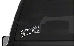 GnFnR Gn'R Vinyl Die Cut Vinyl Decal/ Bumper For Windows, Cars, Trucks, Laptops, Etc.