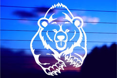 Grizzly Bear vinyl die cut decal for cars trucks laptops windows
