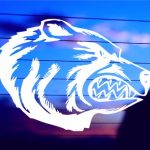 growling-bear-vinyl-decal-on-car-window-bumper