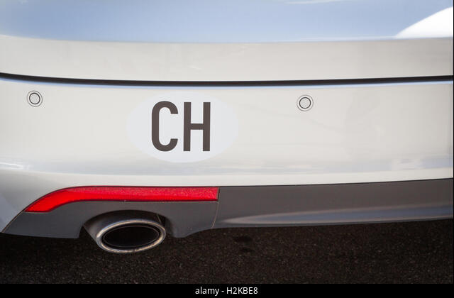 Sticker Swiss on luxury car Die Cut Vinyl Decal