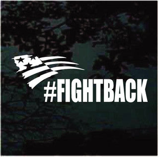 #Fightback Decals | Die Cut Vinyl Decal