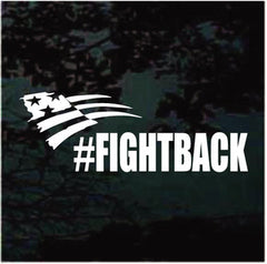 #Fightback Decals | Die Cut Vinyl Decal