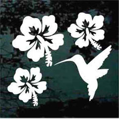 hibiscus-corner-and-hummingbird-vinyl-car-decal-die-cut-sticker