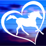 horse-heart-silhouette-vinyl-decal-on-car-window-bumper