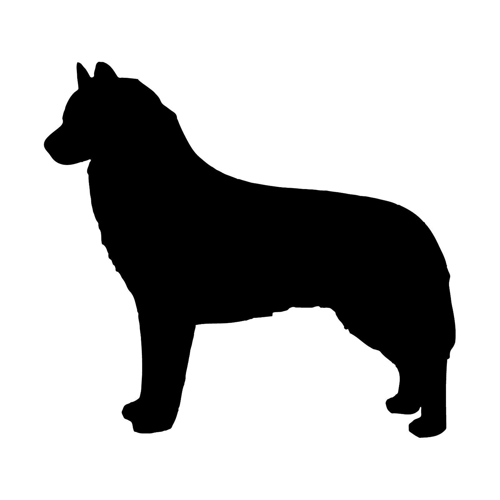husky‑vinyl‑sticker black waterproof for cars trucks laptops
