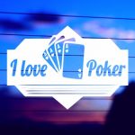 I Love Poker Vinyl Decal