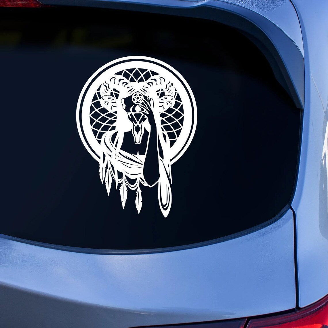 Witchcraft Woman Die Cut Vinyl Decal
