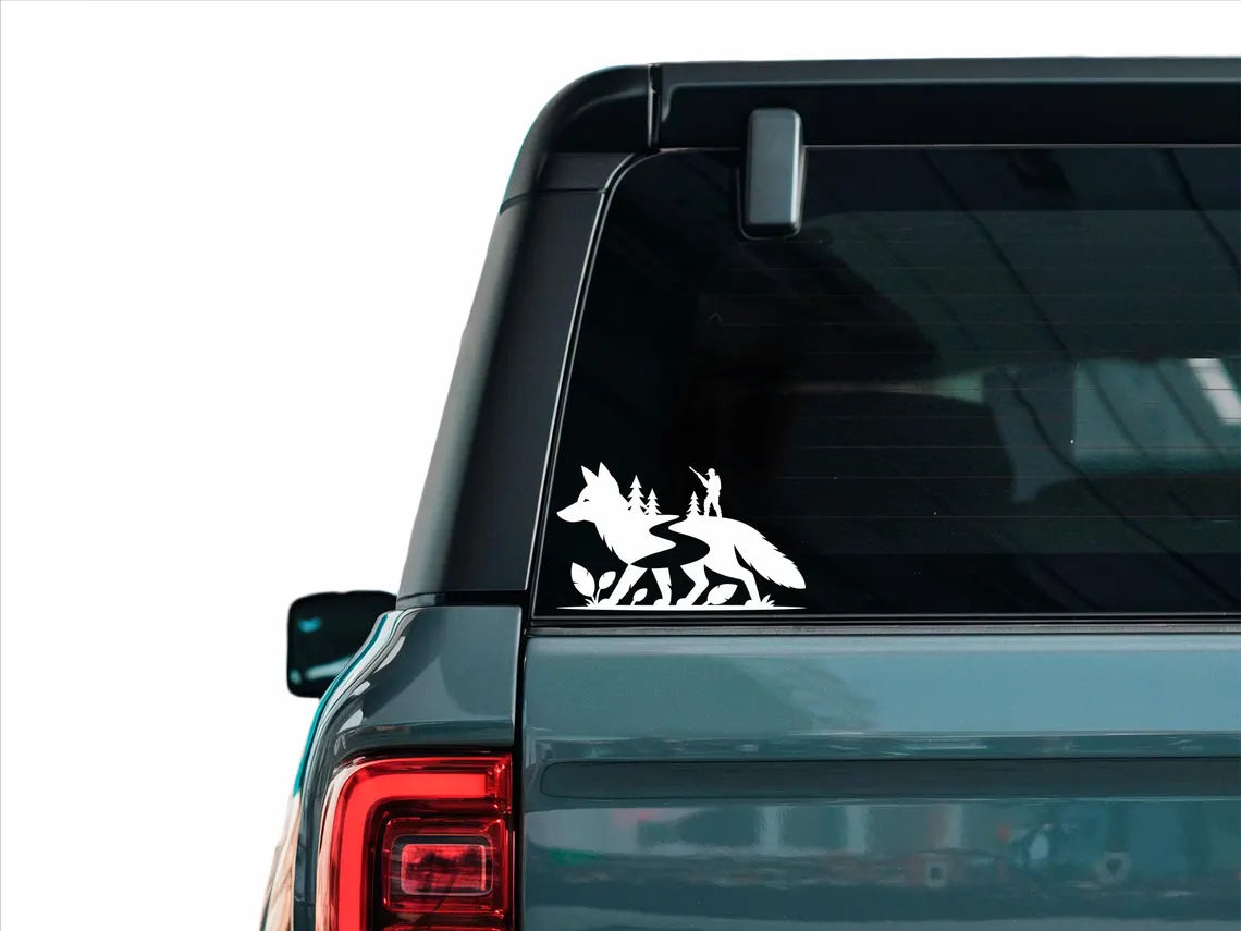 Wildlife Hunter Vinyl  Die Cut Vinyl Decal