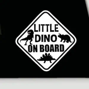Window Safety Sign Baby |  Die Cut Vinyl Decal
