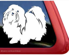 Cute Coton De Tuléar Decal  Die Cut Vinyl Decal