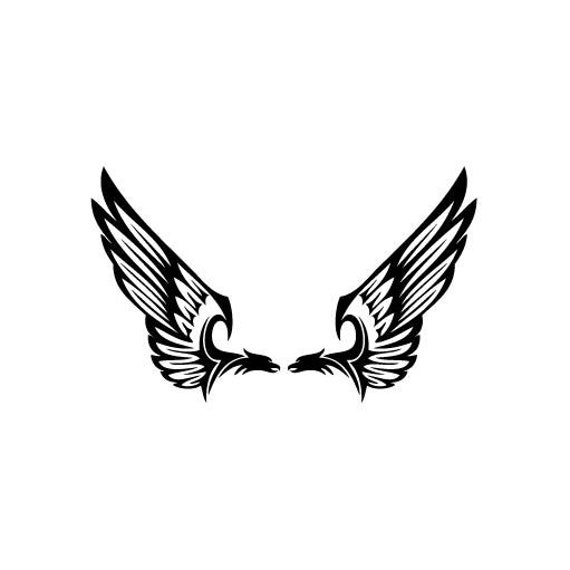 Wings Eagle King - Vinyl Decal Die Cut Vinyl Decal