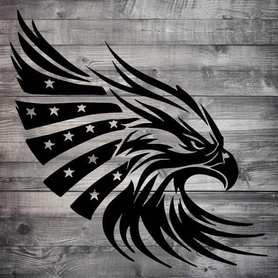 Flying Eagle Decal Die Cut Vinyl Decal