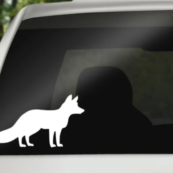 Fox Decal, Fox Decal Die Cut Vinyl Decal