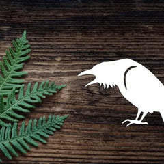 Raven Vinyl Decal For Water Bottle Raven  Die Cut Vinyl Decal