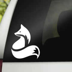 Fox Decal, Fox Lover Gift, Teen Laptop Decal Die Cut Vinyl Decal