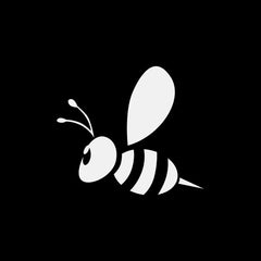 Decal Sticker Bee, Vespa insect honey store room decoration High Quality XWZE6 Die Cut Vinyl Decal