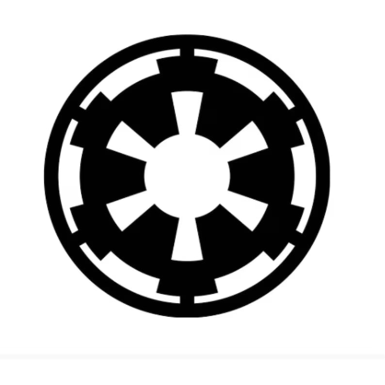 Galactic Empire Logo Vinyl Decal | Die Cut Vinyl Decal