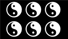 Yin Yang Vinyl decal - Die Cut Vinyl Decal