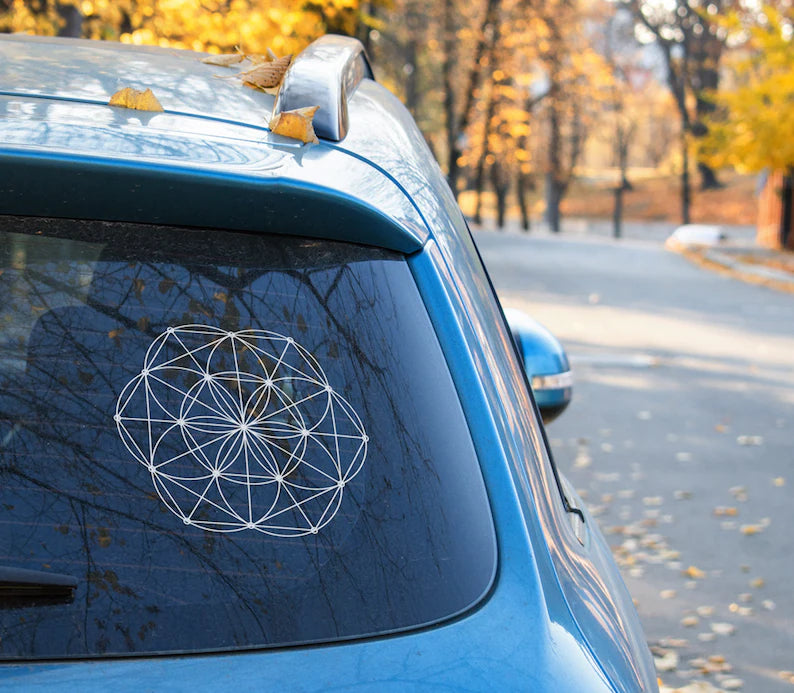 Decal for car - Sacred Geometry Seed of Life Vinyl | Die Cut Vinyl Decal