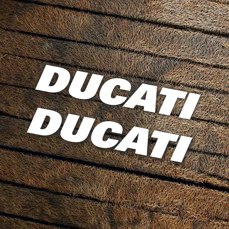 Ducati decals die cut vinyl aufkleber pegatinas autocollants adesivi - Die Cut Vinyl Decal