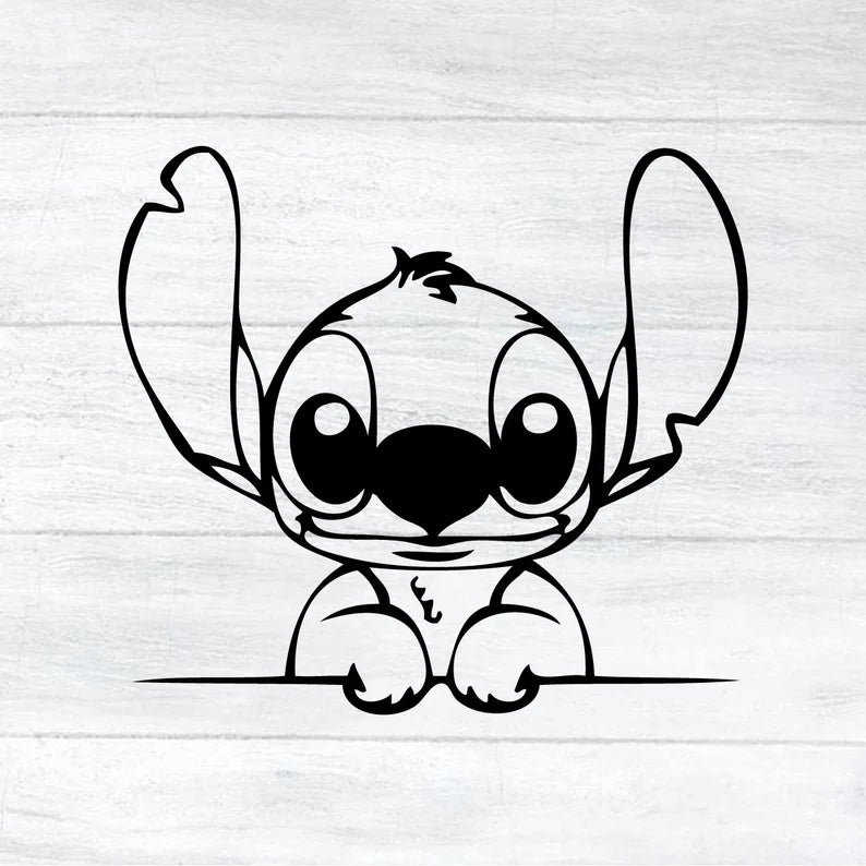 Alien Vinyl Decal  | Die Cut Vinyl Decal