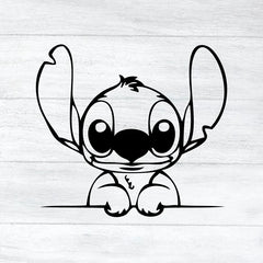 Alien Vinyl Decal  | Die Cut Vinyl Decal
