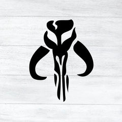 Mythosaur Mando Symbol Insignia Decal | Die Cut Vinyl Decal