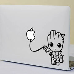 BABY GROOT | MacBook Vinyl Decal | Die Cut Vinyl Decal