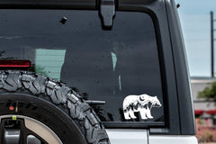 Scenic Mountain Animals Vinyl Decal Die Cut Vinyl Decal