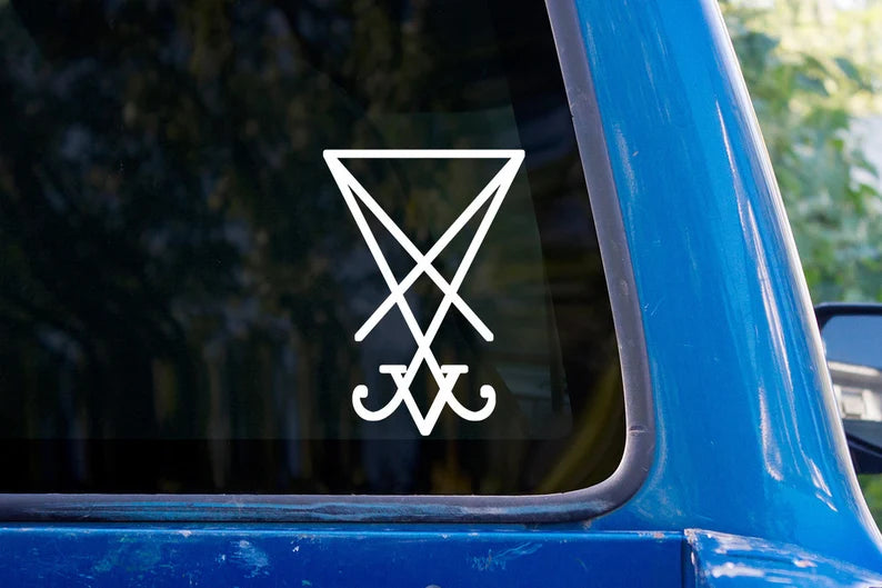 Sigil of Lucifer Vinyl Sticker Decal | Die Cut Vinyl Decal