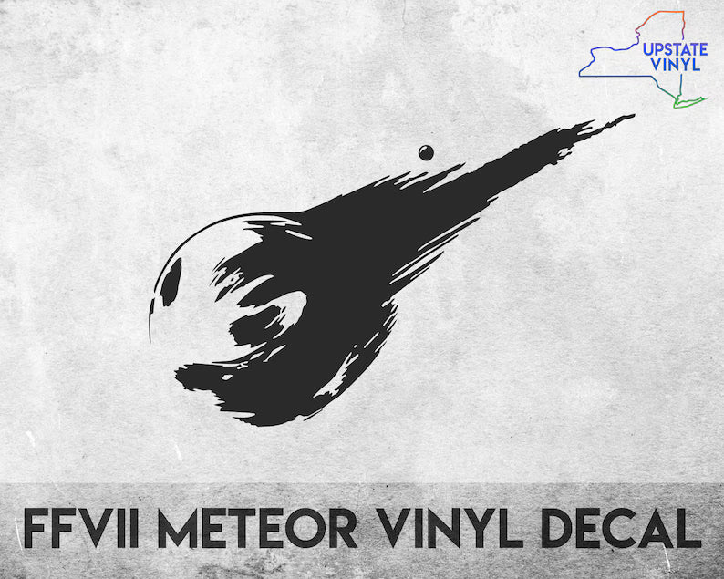 FFVII Meteor Logo - Vinyl Decal | Die Cut Vinyl Decal
