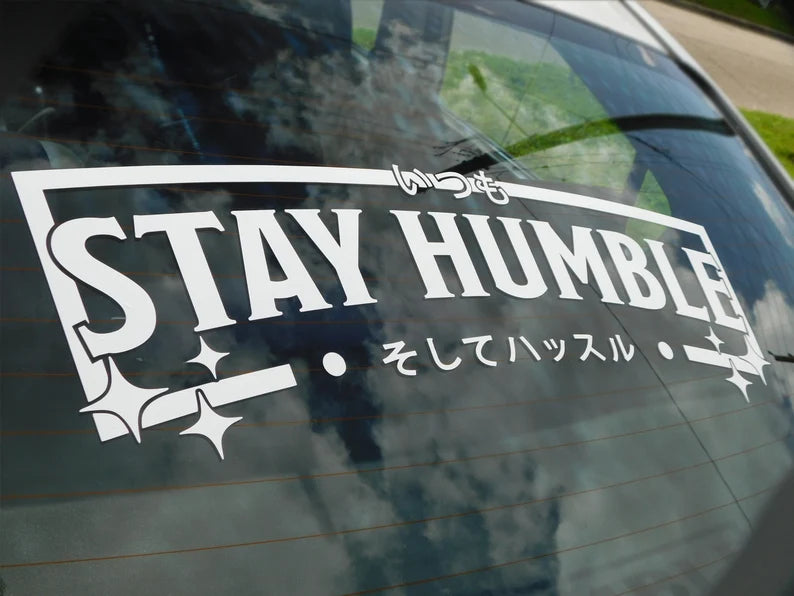 Humble Windshield Rear Window Decal  | Die Cut Vinyl Decal