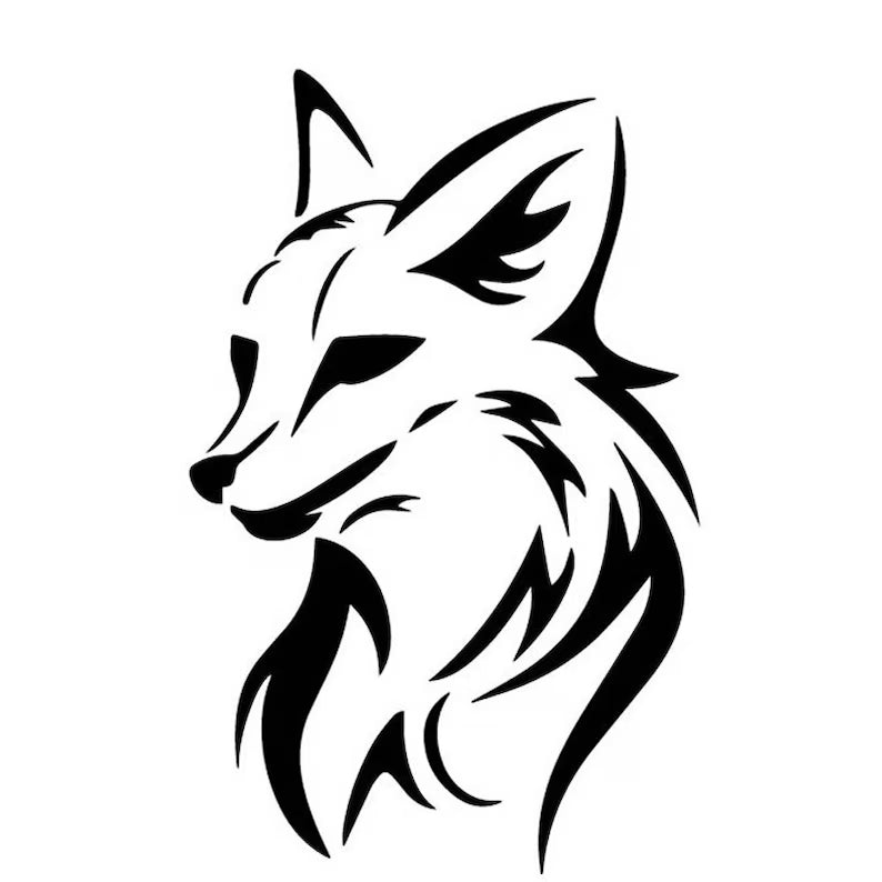 Fox decal/Vinyl Die Cut Vinyl Decal