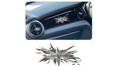 Union Jack Grey Flag Dashboard Vinyl Decal | Die Cut Vinyl Decal