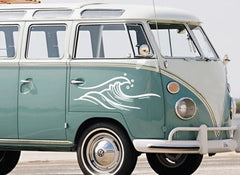 Ocean Wave Car Decal, Surf Car Decal, Sea Stickers Die Cut Vinyl Decal