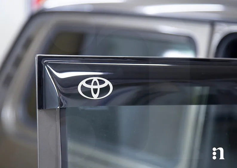 4x Toyota wind deflector vinyl decal Die Cut Vinyl Decal