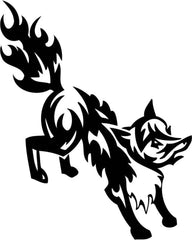 Fox Vinyl Decal Decal Die Cut Vinyl Decal