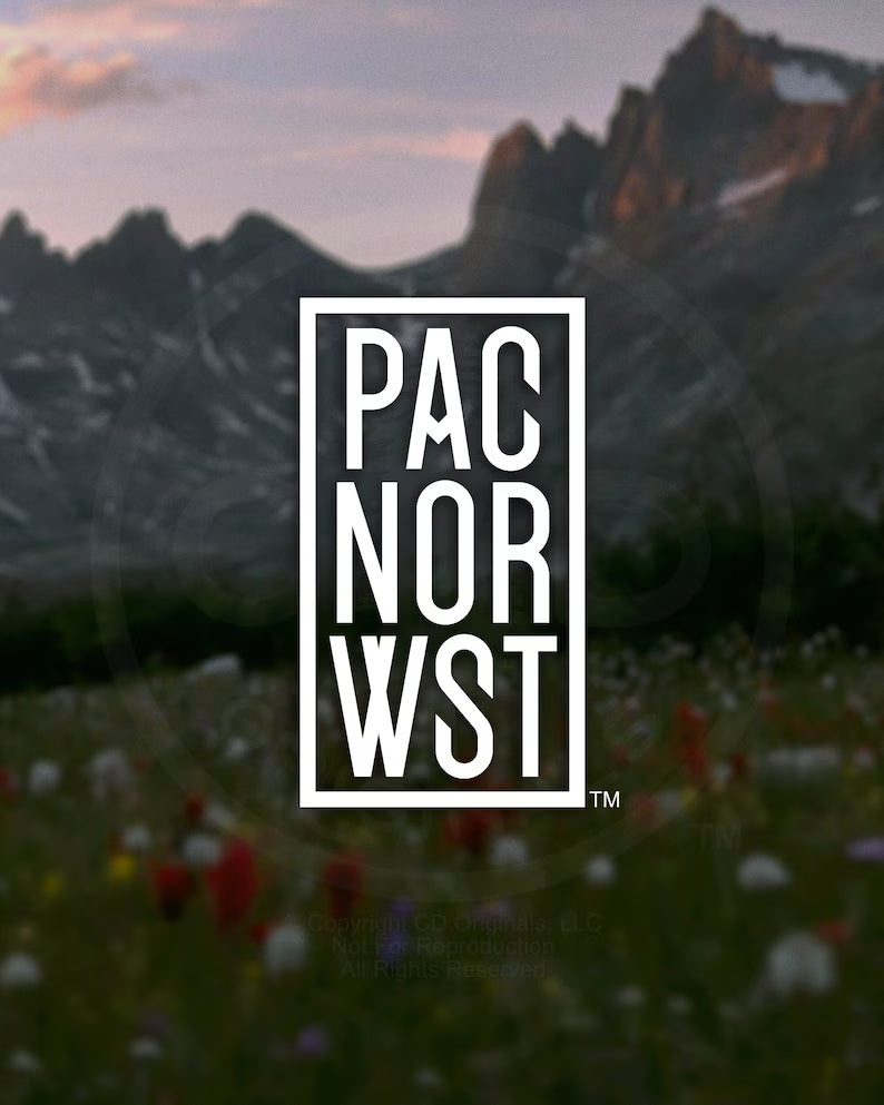 PNW Shorthand Vinyl Decal | Die Cut Vinyl Decal
