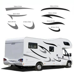 No.763 Universal fitting motorhome caravan graphics decals | Die Cut Vinyl Decal
