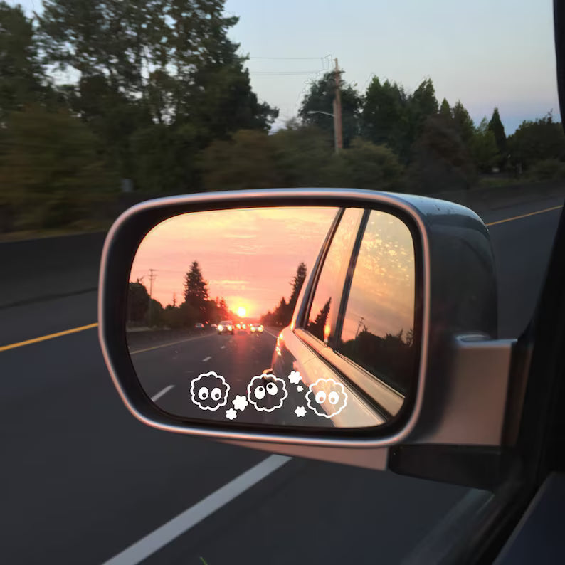 Dust Ball/Star Inspired Car/Window/Mirror Vinyl Decal - Die Cut Vinyl Decal