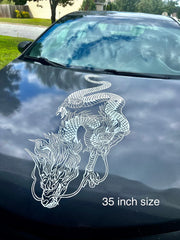 Dragon Decal Large Graphic for Trucks | Cars | Walls | SVG | SUV | Removable | Christmas Gift | Gifts for Him | Gifts for Her | Die Cut Vinyl Decal