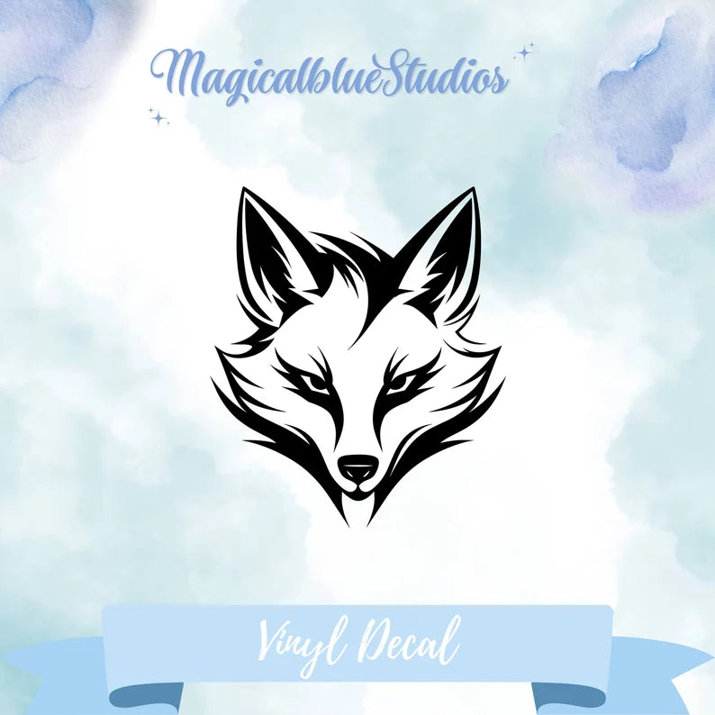Fox Vinyl Decal: Durable Automotive Die Cut Vinyl Decal