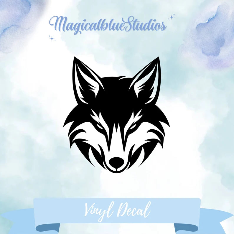 Fox Vinyl Decal Die Cut Vinyl Decal