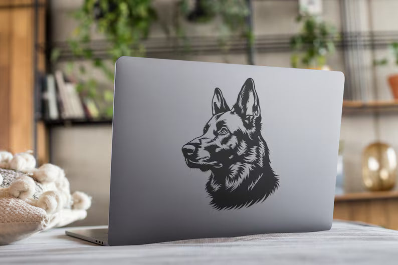 German Shepherd Vinyl Decal | Die Cut Vinyl Decal